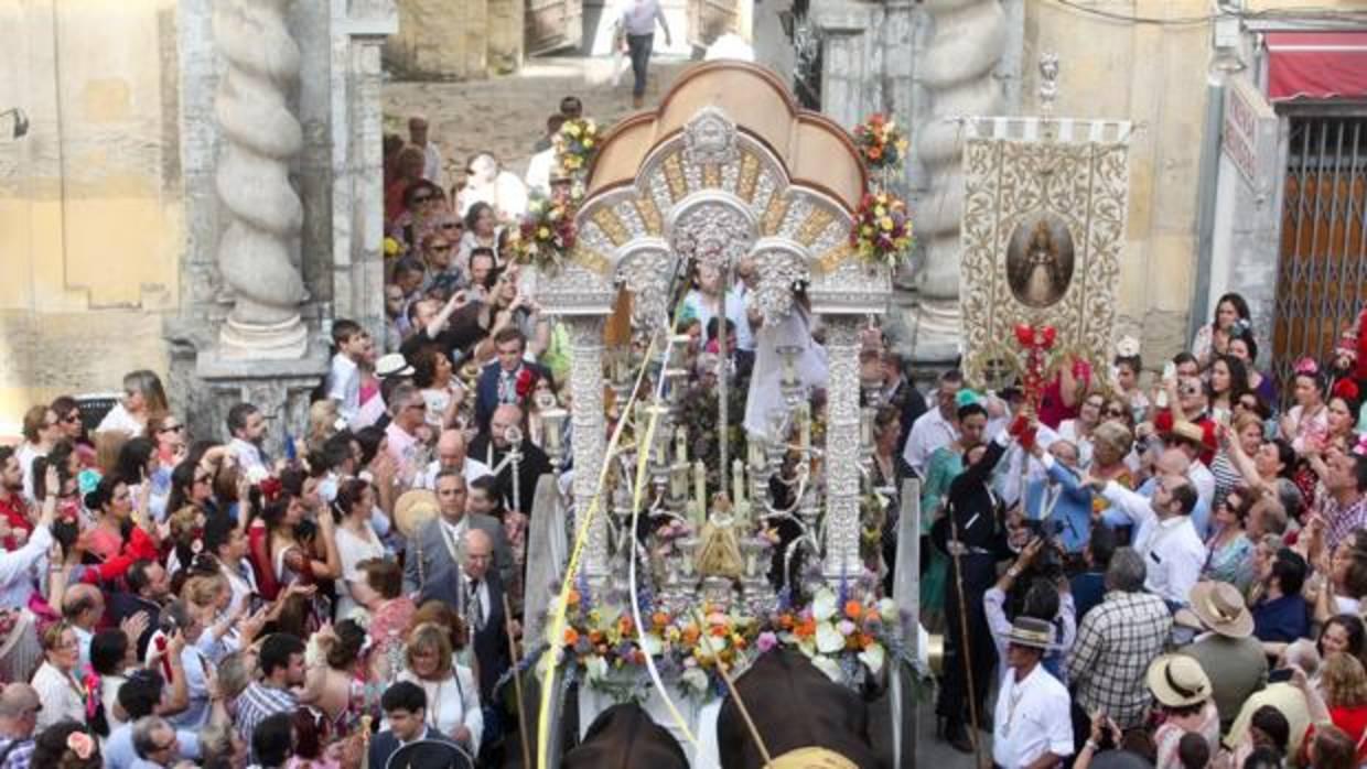 Salida de la filial cordobesa de la hermandad del Rocío