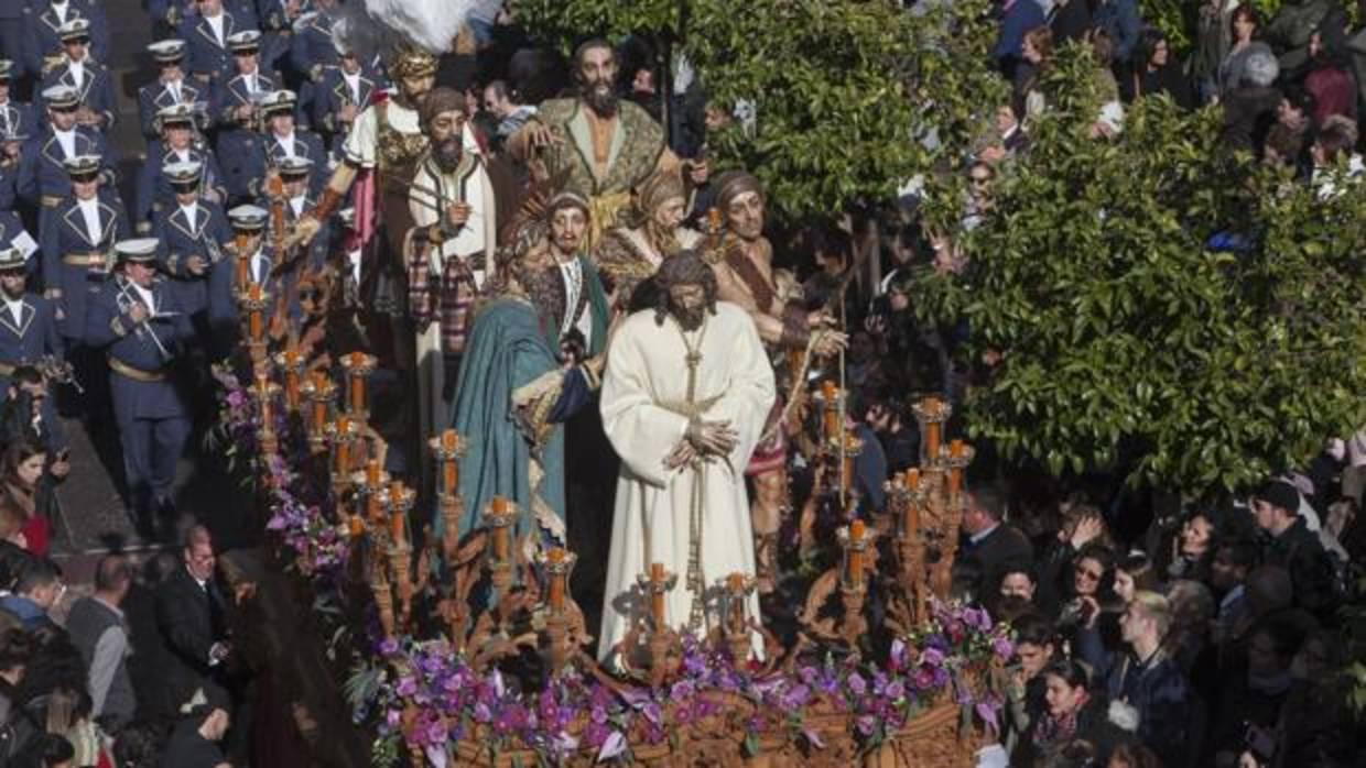 Nuestro Padre Jesús del Silencio el pasado Domingo de Ramos