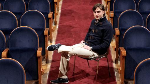 Pablo García-López, en una imagen tomada en el Gran Teatro