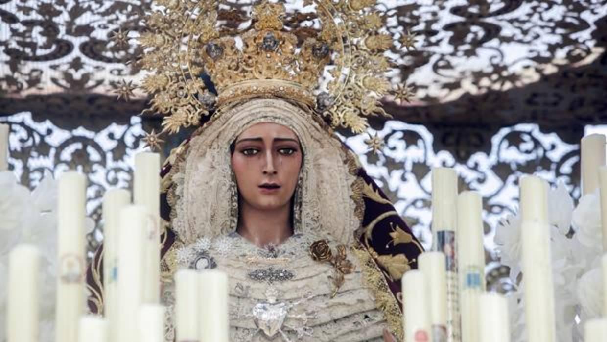 La Virgen de la Encarnación el pasado Domingo de Ramos