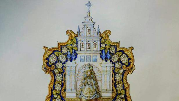 El simpecado del Rocío de Montoro será una ofrenda de diamelas a la Virgen