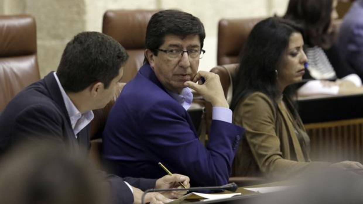 Juan Marín en el debate parlamentario