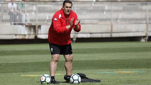 El entrenador del Córdoba CF, José Ramón Sandoval