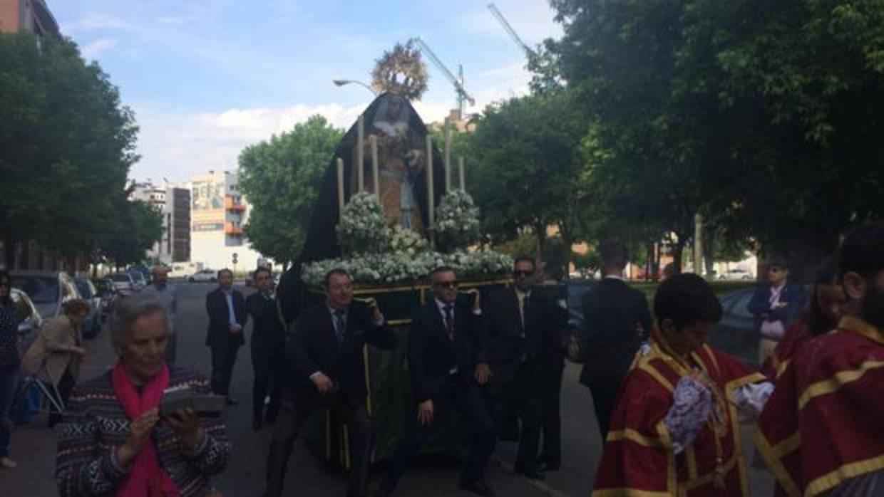 María Santísima de la Esperanza del Valle en su rosario de la aurora