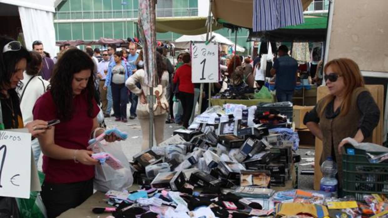 Mercadillo de los Polvillares, en Lucena