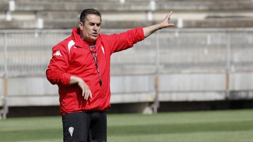 El entrenador del Córdoba CF, José Ramón Sandoval