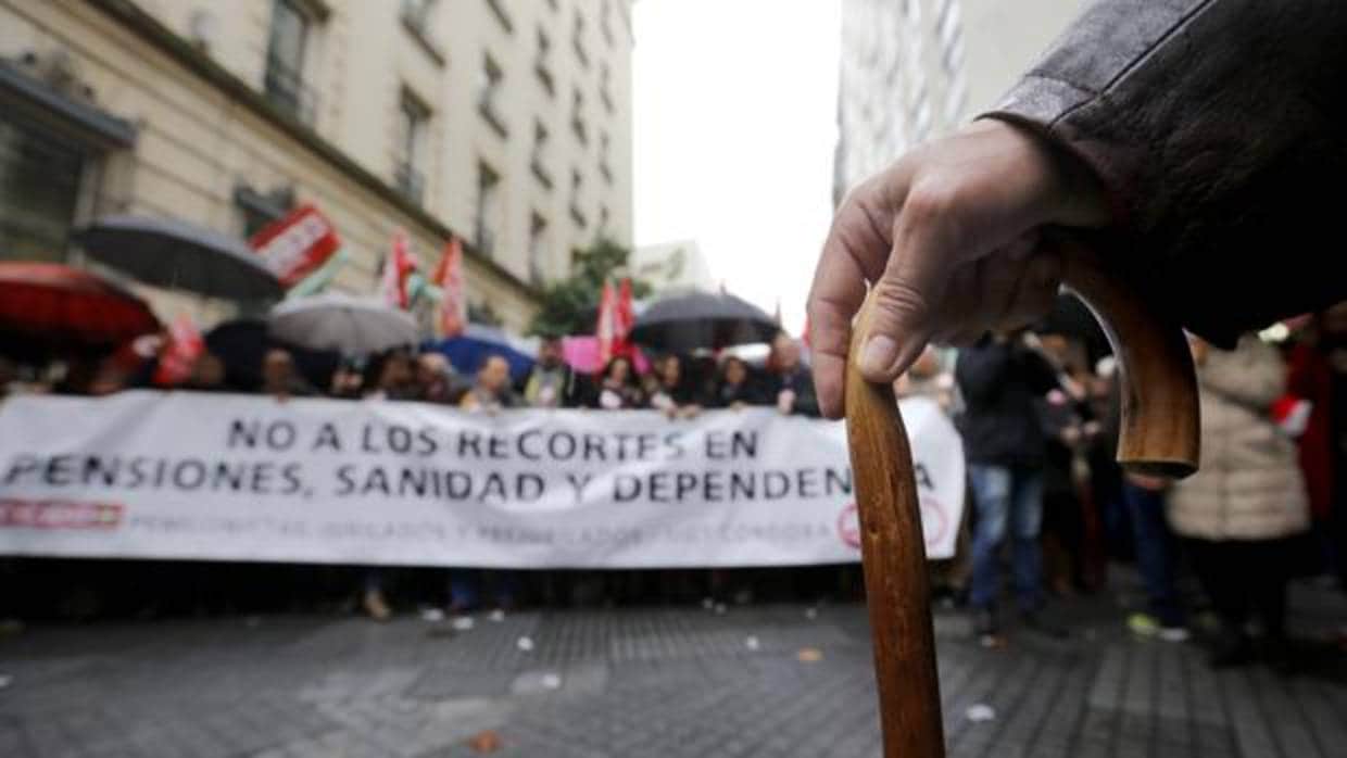 Manifestación por las pensiones en Córdoba