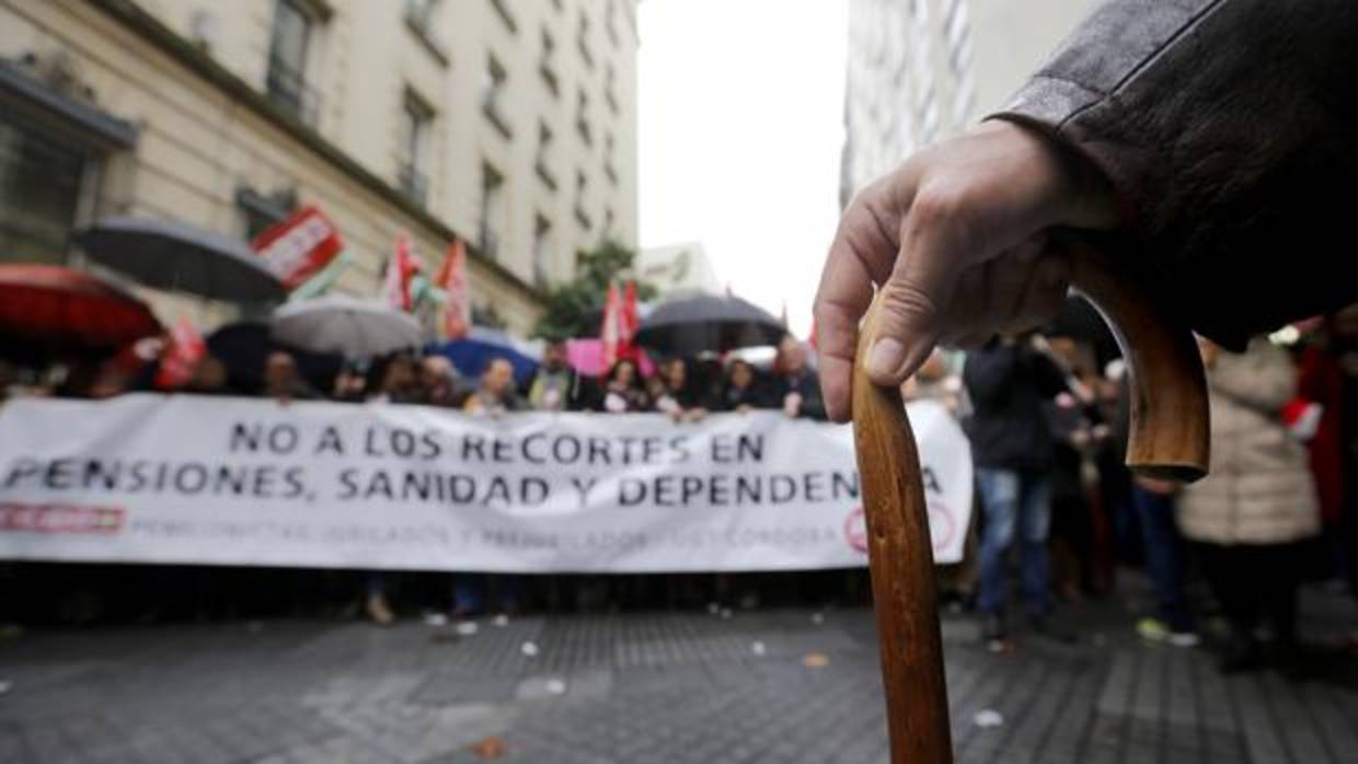 Manifestación por las pensiones en Córdoba