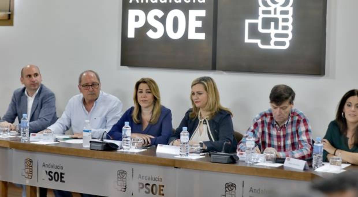 La presidenta de la Junta y secretaria general del PSOE andaluz, Susana Díaz