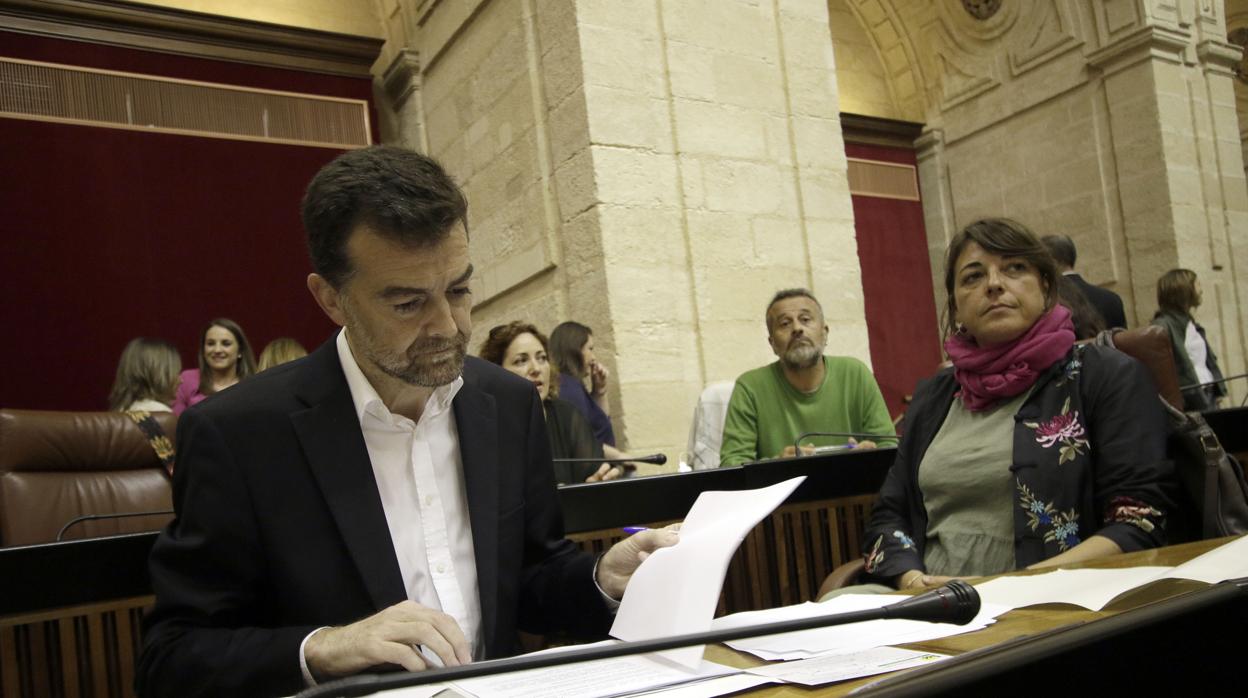 Antonio Maíllo en el debate de estado de la comunidad autónoma