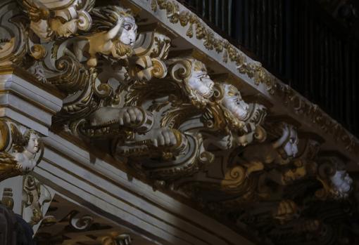 Yeserías barrocas en la iglesia de San Agustín de Córdoba