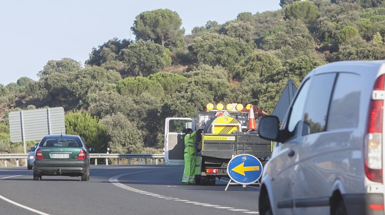 Imagen de la N-432, en su tramo de Córdoba