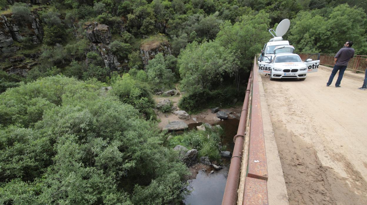 Paraje de Trassierra donde fue hallado el menor ahogado en una poza