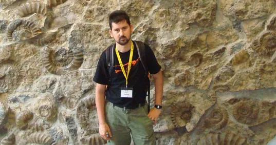 El paleontólogo Matías Reolid
