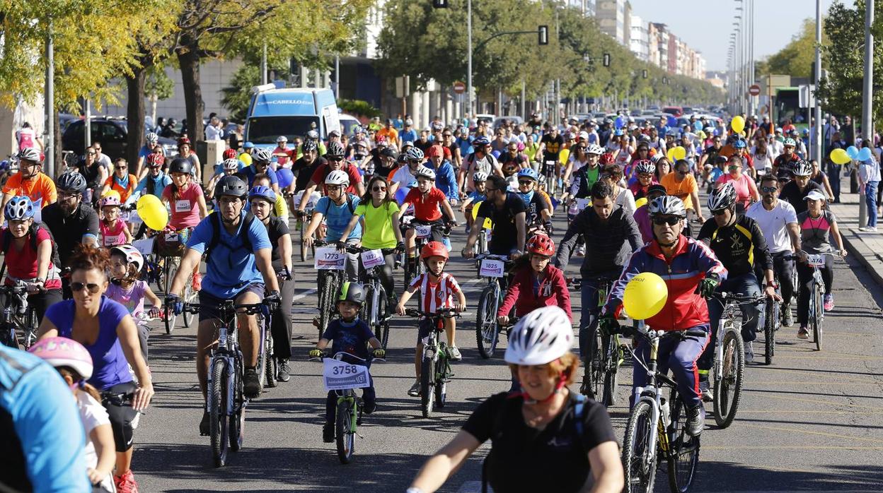 Este domingo se volverá a celebrar el Día de la Bicicleta en Córdoba