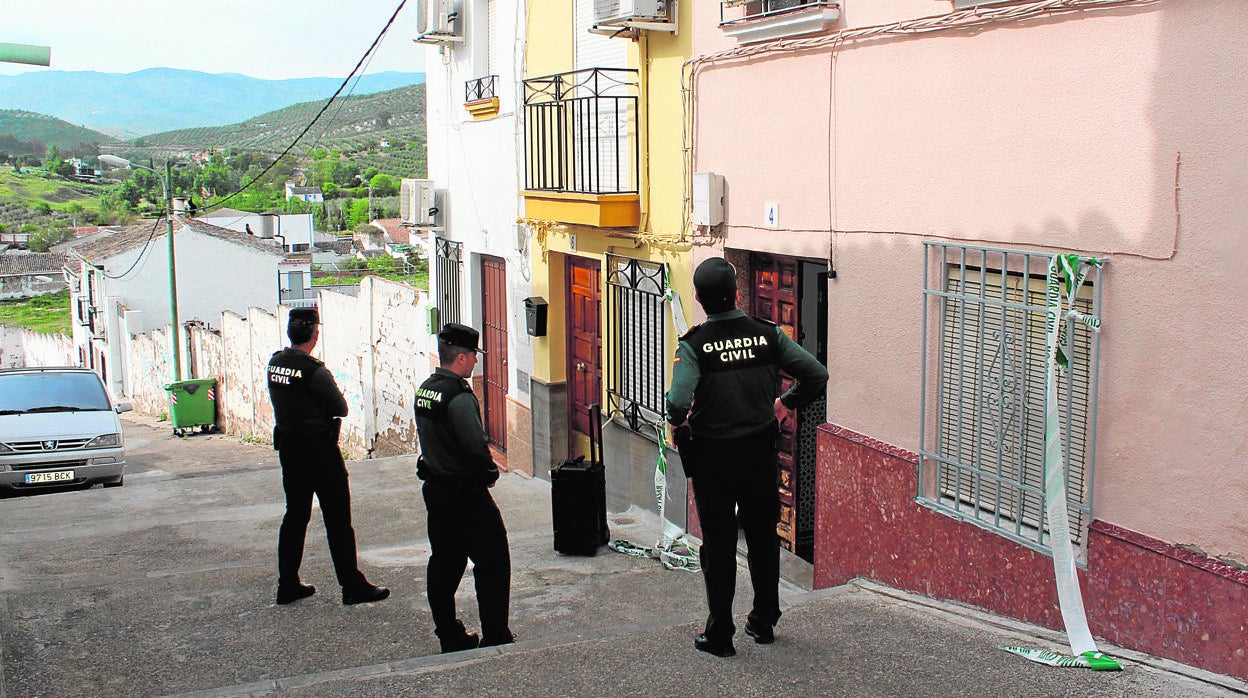 Vivienda de la mujer asesinada en Baena en 2015