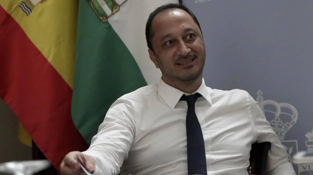 Rodríguez Gómez de Celis, nuevo delegado del Gobierno, durante la entrevista concedida a ABC en la sede de la Delegación