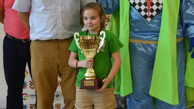 La cordobesa Laura Herrero, la niña prodigio del ajedrez español