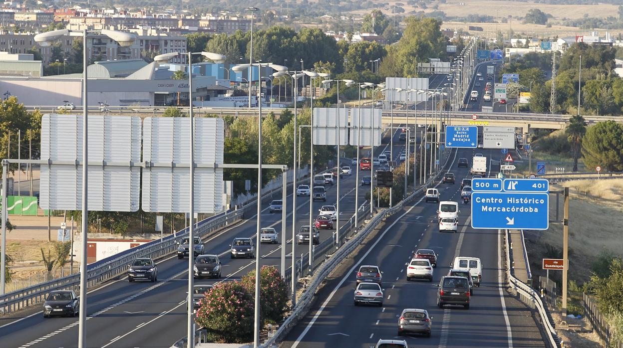 Imagen de la autovía A-4 a su paso por Córdoba