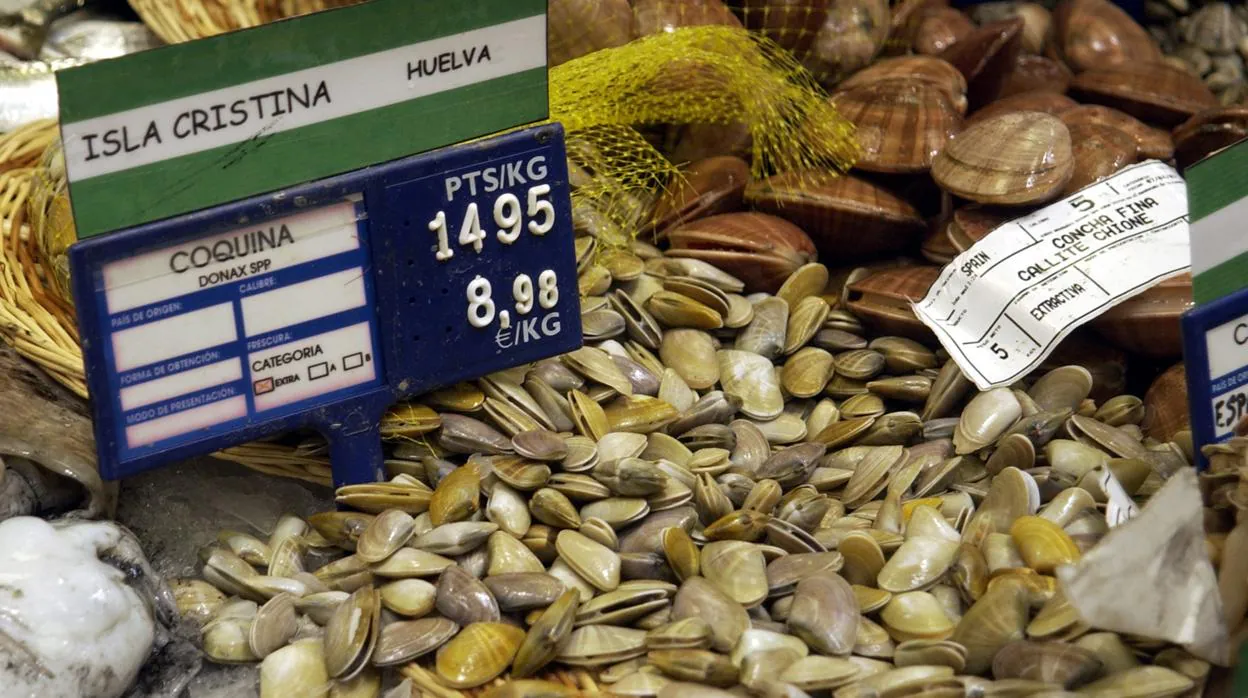 Imagen de archivo de un mercado de Isla Cristina