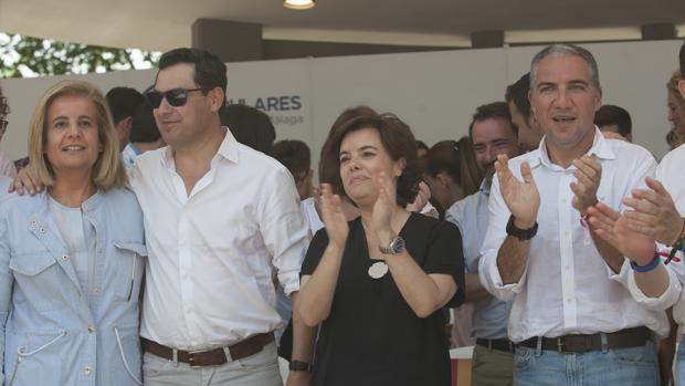 Soraya Sáenz se impone en Málaga con el 71% de los votos