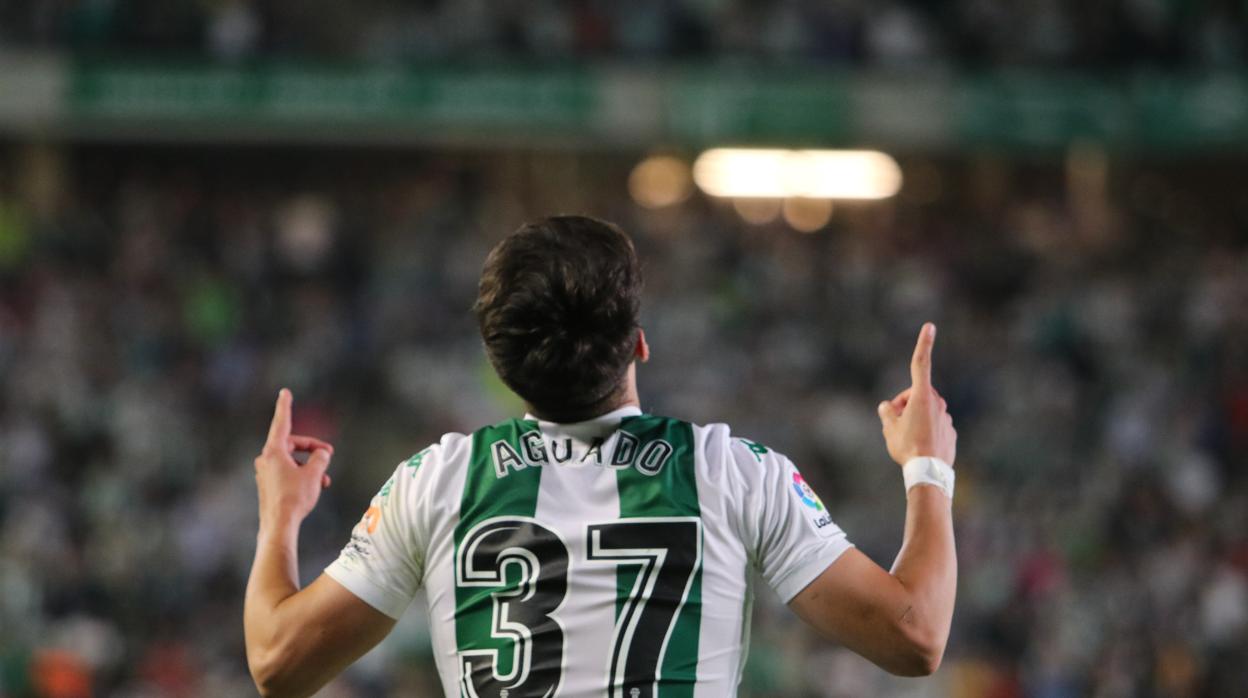 El jugador del Córdoba CF, Álvaro Aguado, en el último duelo liguero de la 2017/18