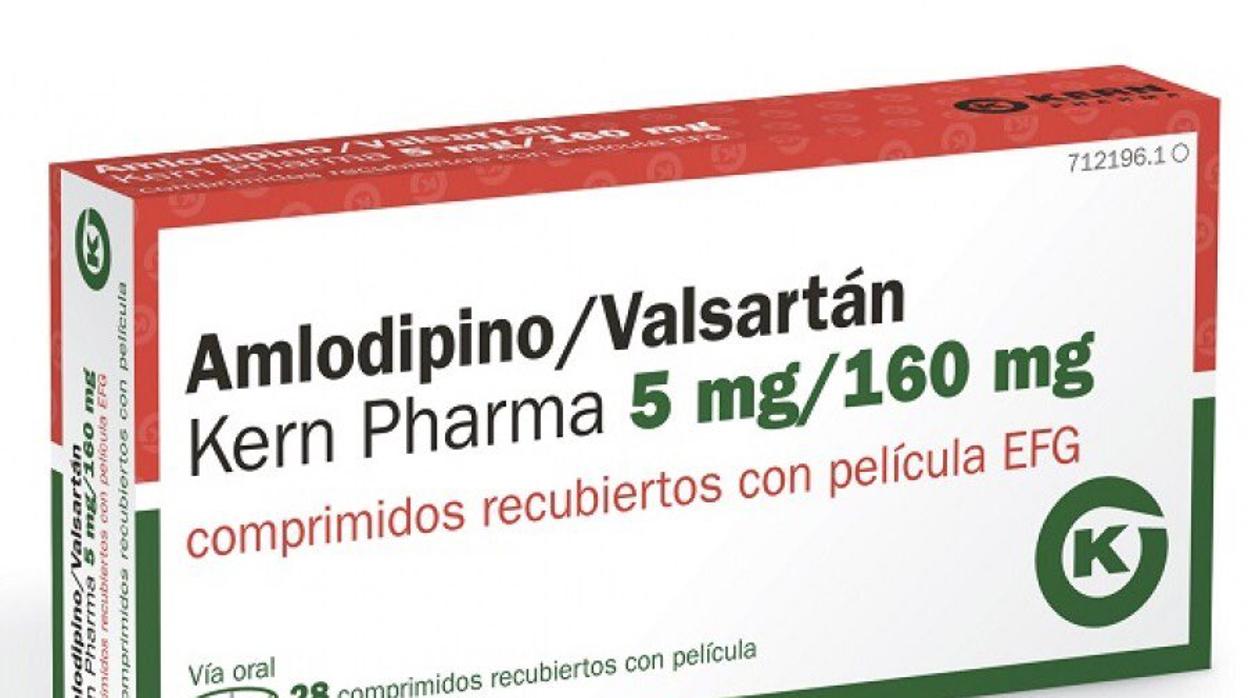 Imagen de uno de los medicamentos afectados por este principio activo