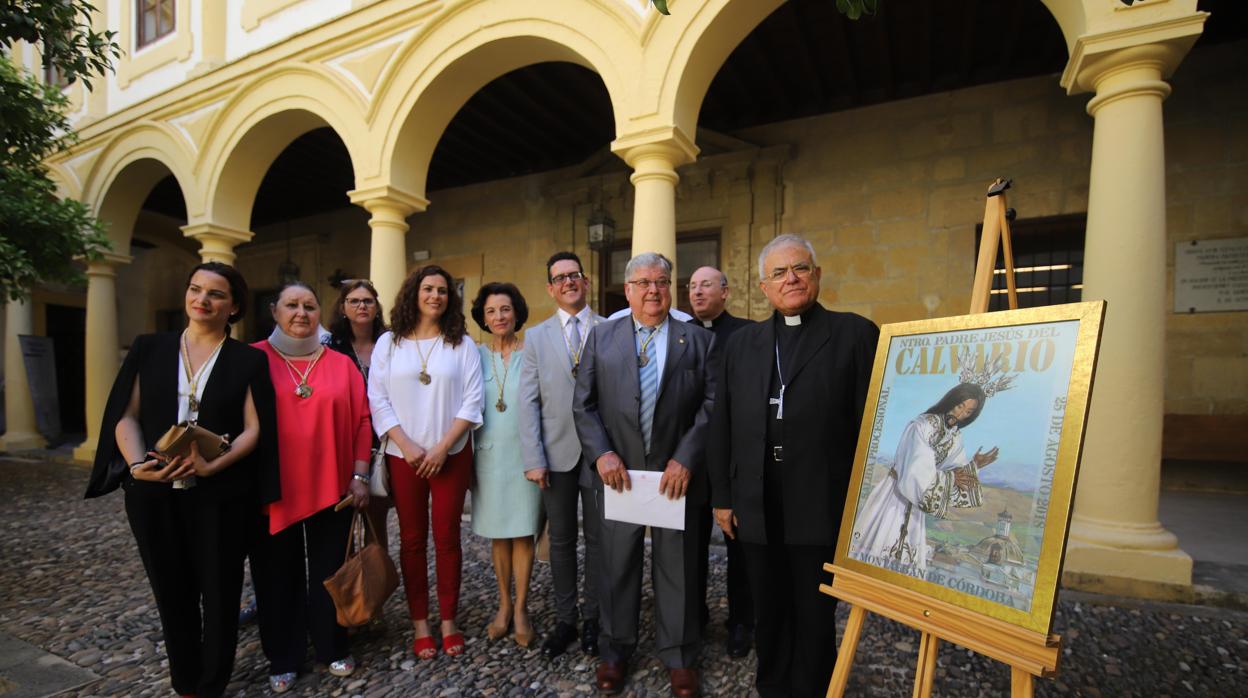 Presentación del cartel del Mes Jubilar de Jesús del Calvario de Montalbán