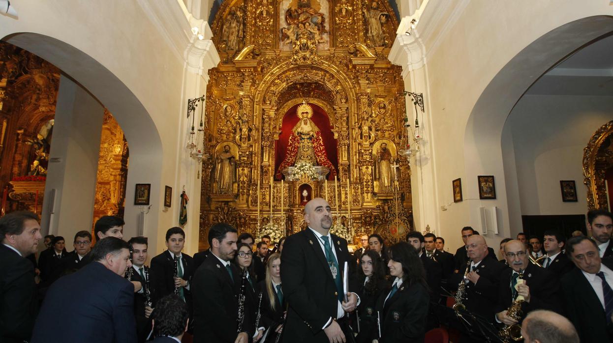 Concierto de la Banda de la Esperanza en la capilla de los Marineros