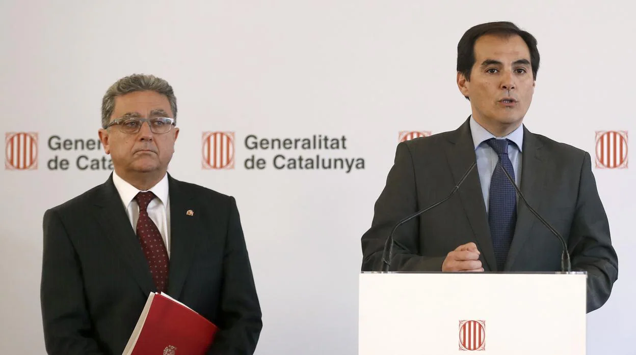 Nieto en una comparecencia tras una Junta de Seguridad en Cataluña