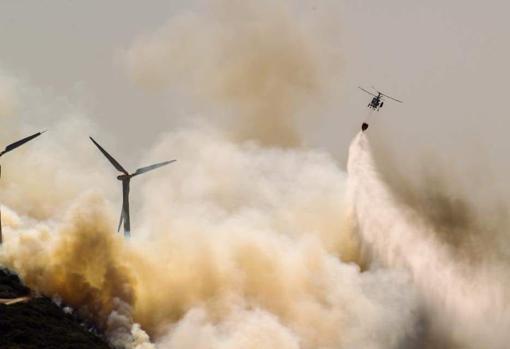 Declarado un segundo incendio en un paraje natural de Tarifa