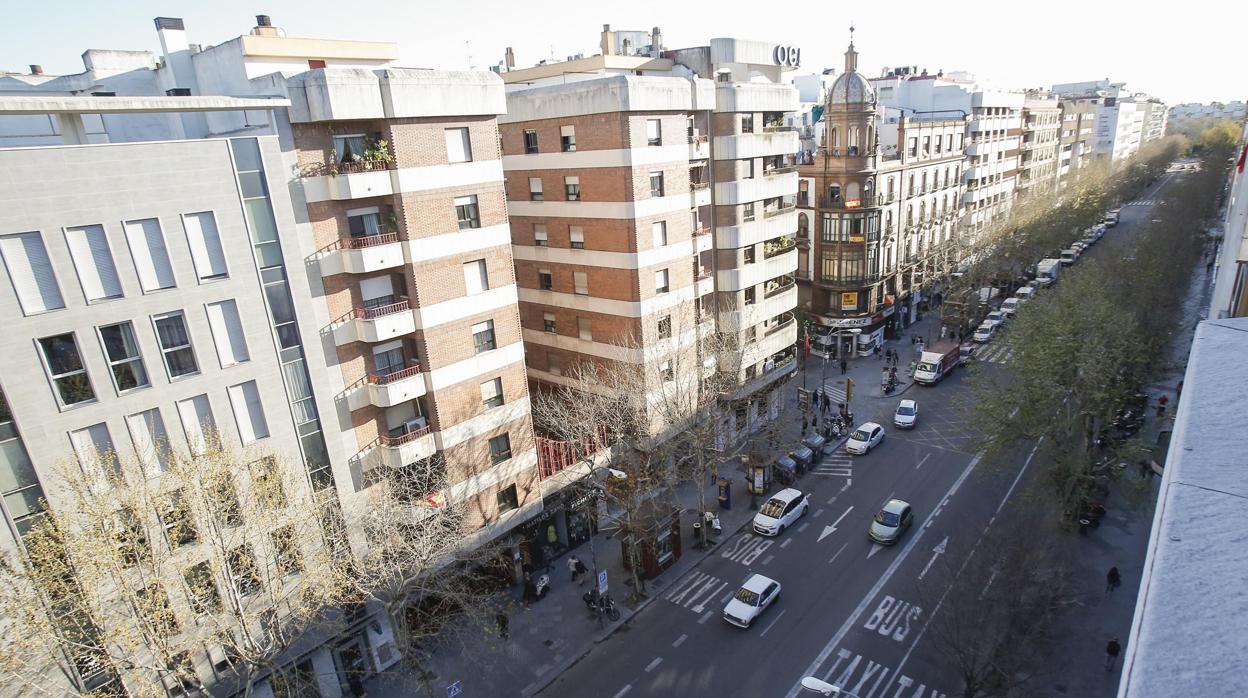 Tráfico de la avenida de Ronda de los Tejares