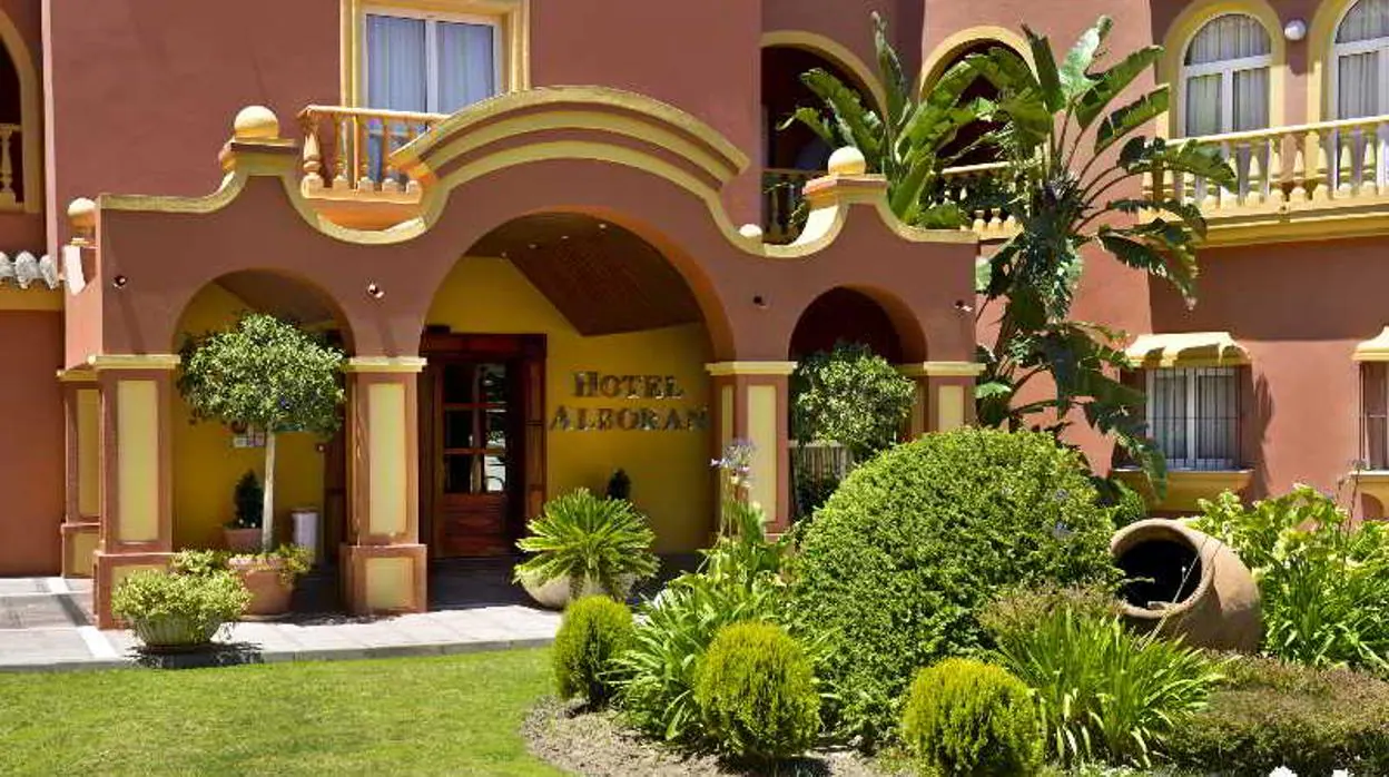 Imagen pacial del Hotel Alborán de Algeciras.