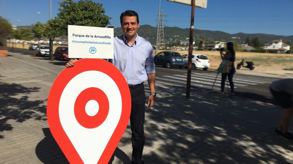 José María Bellido, hoy en la avenida de la Arruzafilla