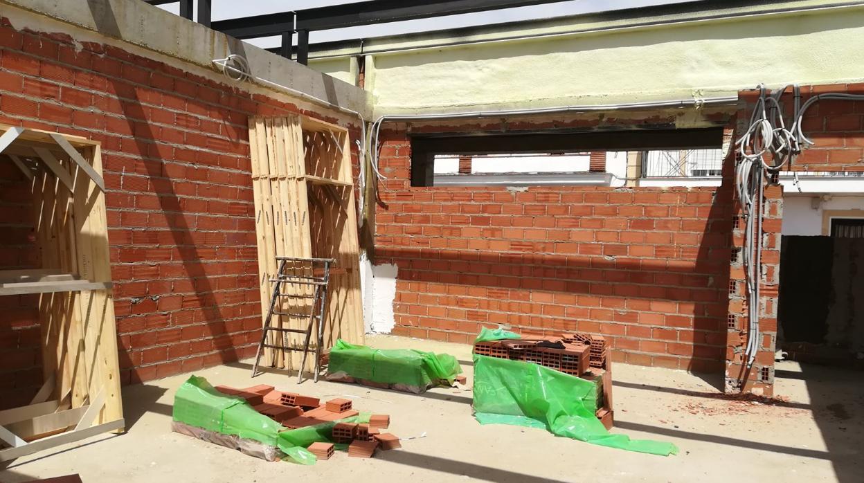 Obras del nuevo centro infantil del CEIP Víctoria Diez