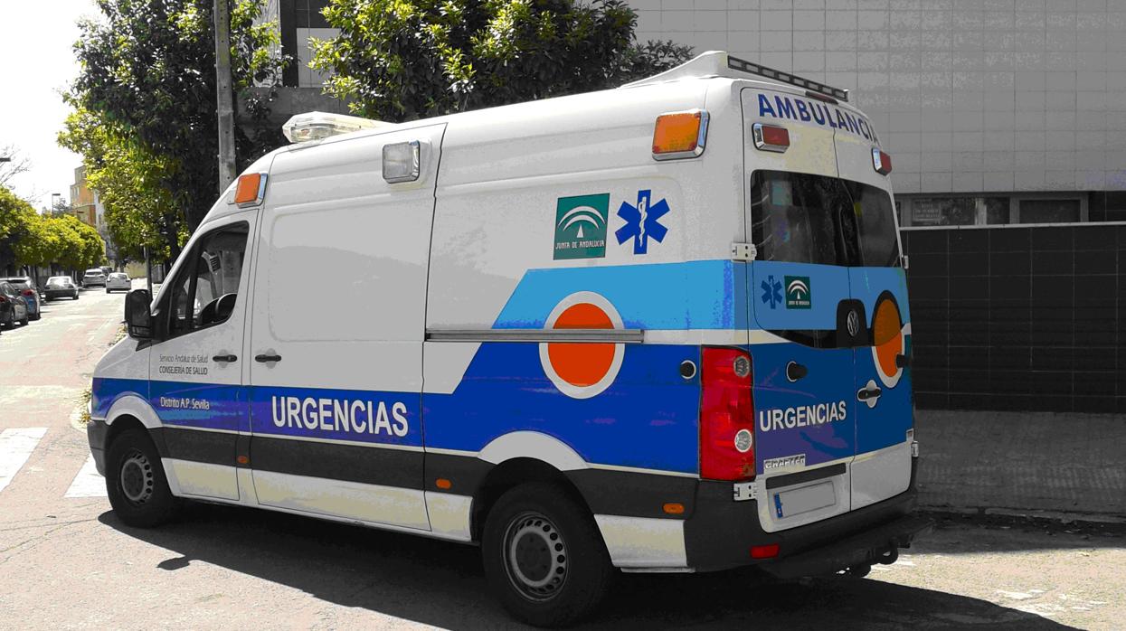 Una ambulancia del equipo de urgencias