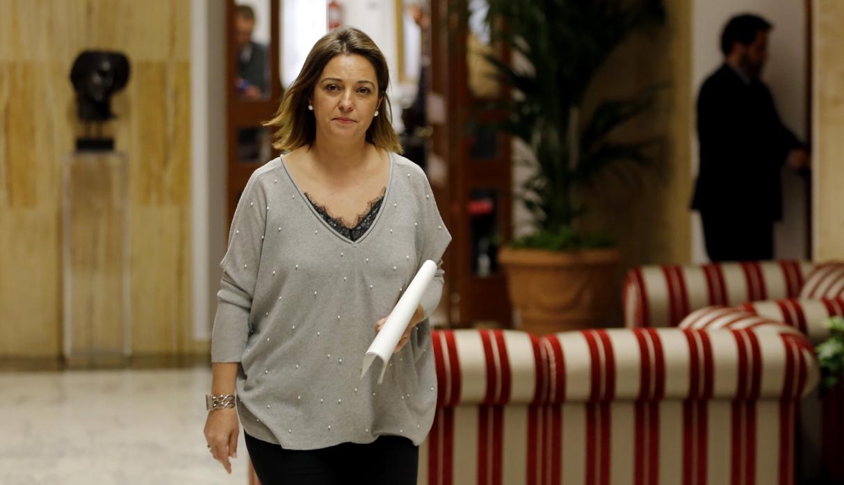 La Alcaldesa de Córdoba, Isabel Ambrosio (PSOE), en el Ayuntamiento