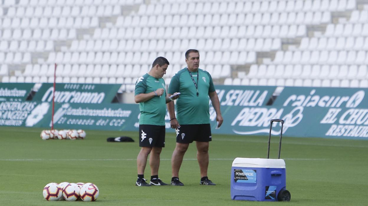 El entrenador del Córdoba CF, José Ramón Sandoval