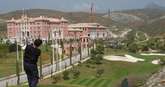 Campo de golf junto al hotel Villapadierna