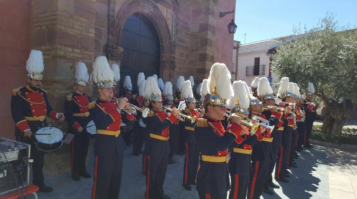 Banda «Ciudad de Córdoba», en una de sus actuaciones