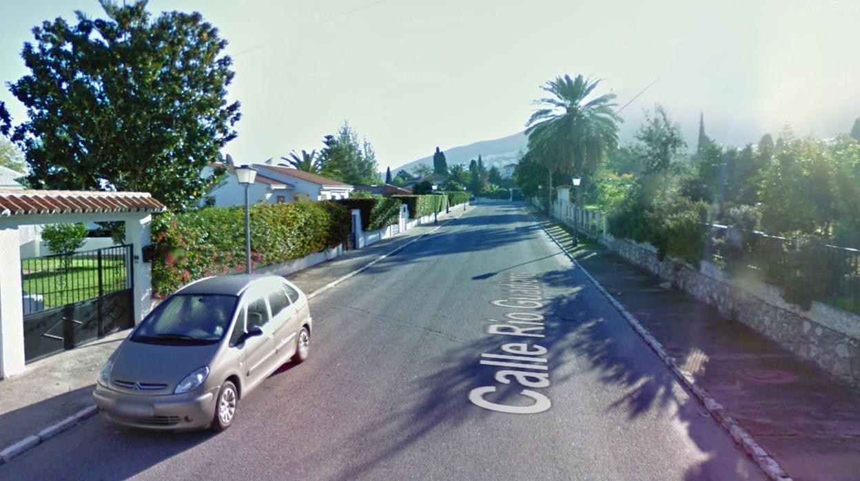 Una de las calles de Alhaurín de la Torre