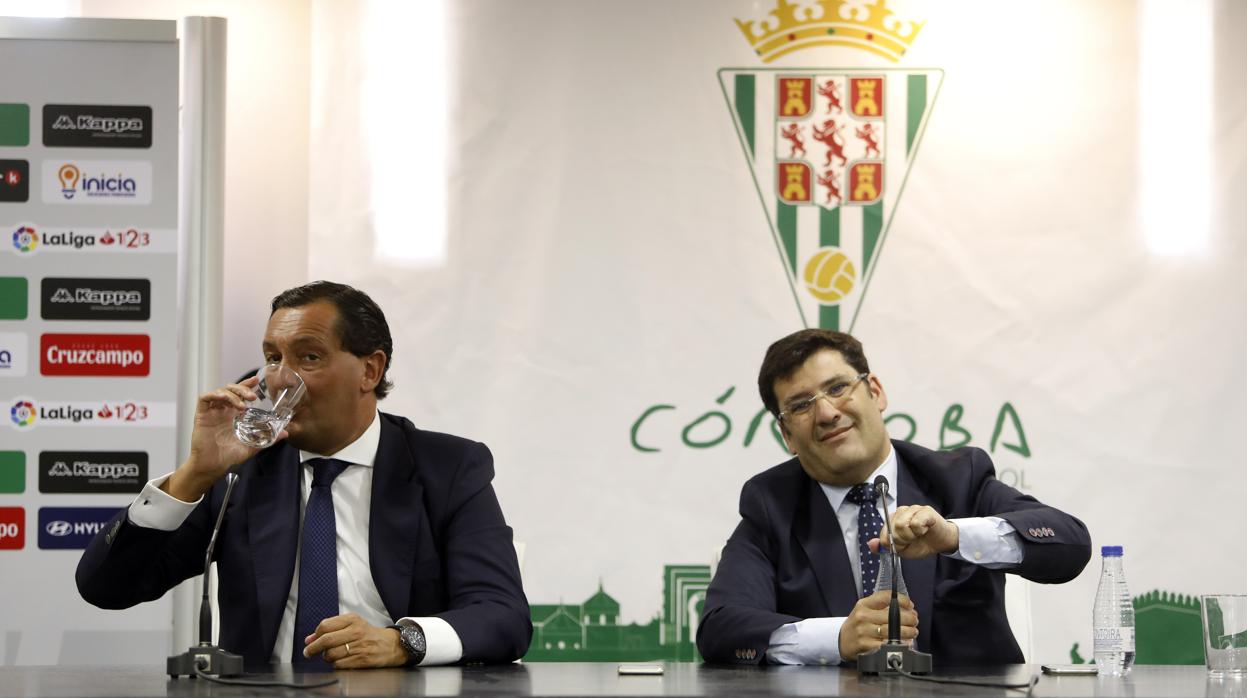 El presidente del Córdoba CF, Jesús León