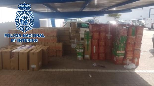 Desarticulada una «guardería» de tabaco de contrabando en La Línea de la Concepción