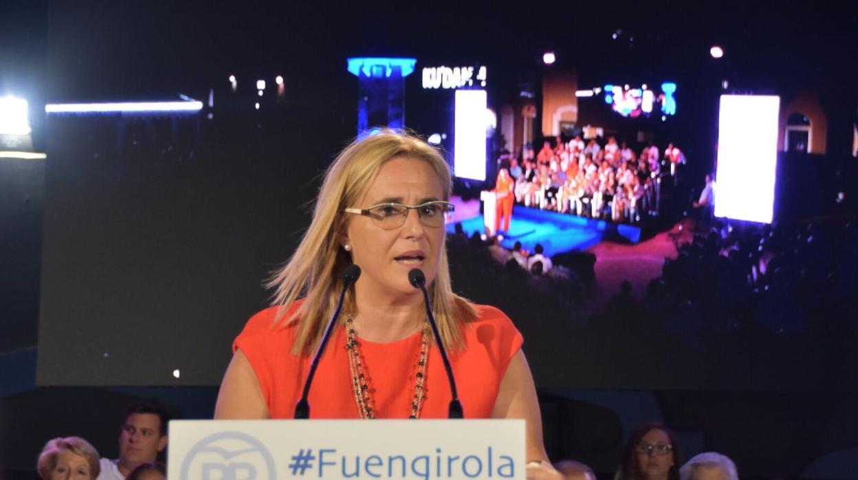 Ana Mula durante su intervención en Fuengirola