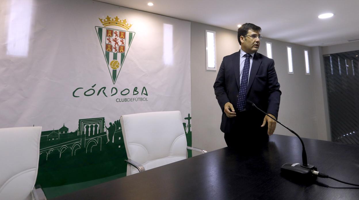 El presidente del Córdoba CF, Jesús León