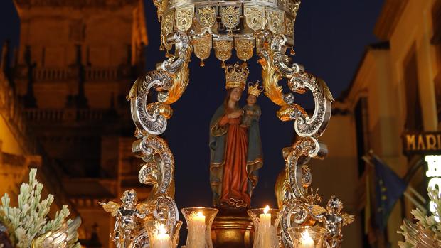 La Virgen de la Fuensanta recorre esta tarde las calles de Córdoba