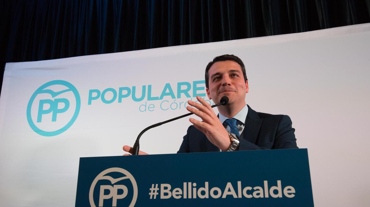 Bellido, en la presentación de su candidatura