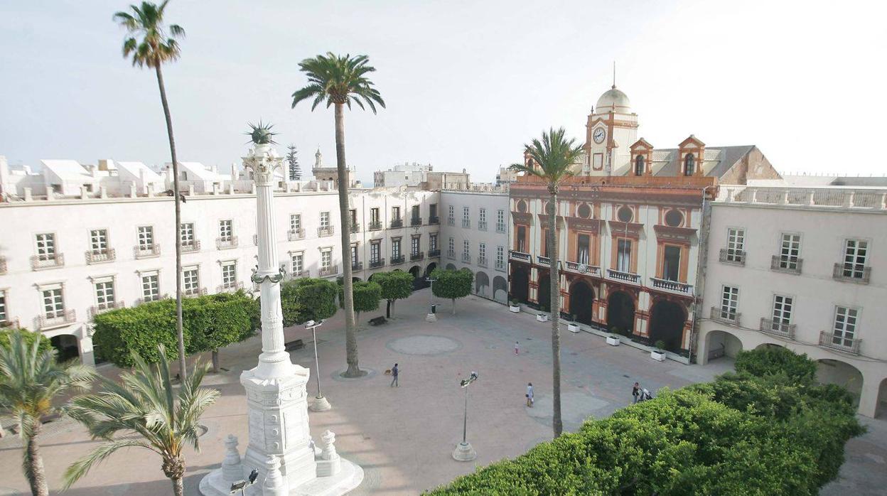 El Ayuntamiento planteó la retirada de 21 ficus de la Plaza Vieja de Almería