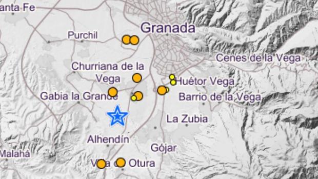 El terremoto más intenso del «enjambre sísmico» sacude Granada