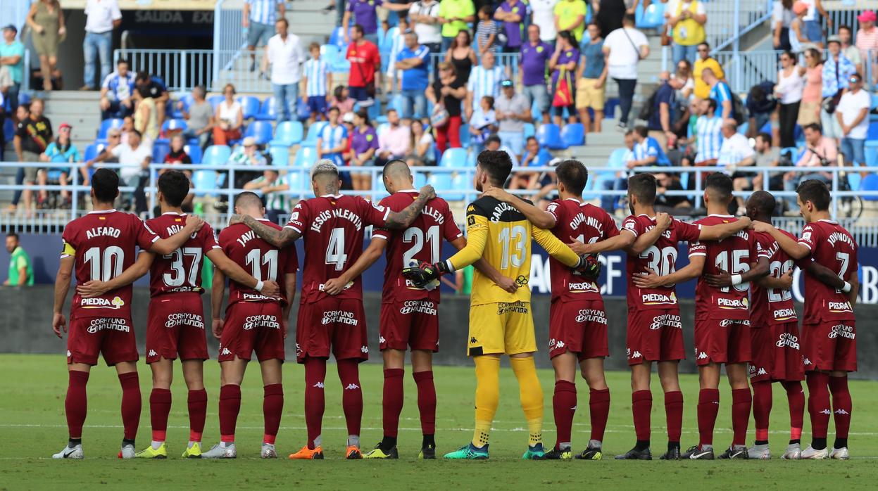 Once que formó José Ramón Sandoval para medirse al Málaga CF en La Rosaleda